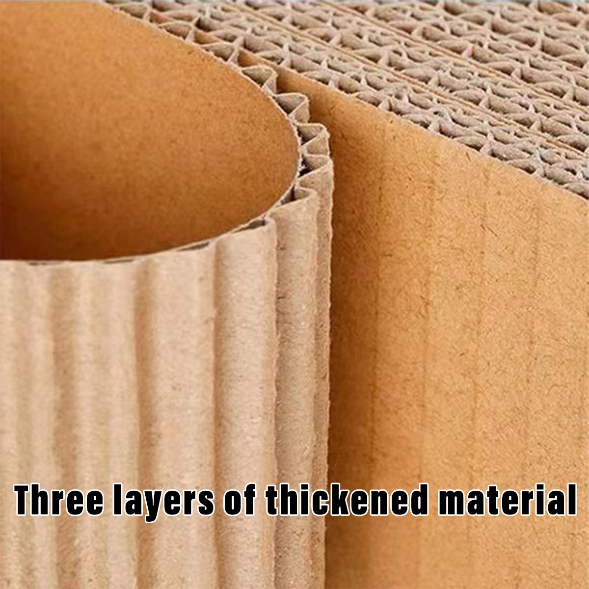 Three-layer Corrugated Cardboard Sheets 50PCS