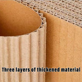 Three-layer Corrugated Cardboard Sheets 50PCS