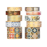 Decorative Craft Tape 2 styels 10 rolls set