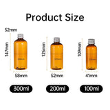 High-Quality PET Plastic Bottles with Aluminum Caps for Cosmetics 20pcs