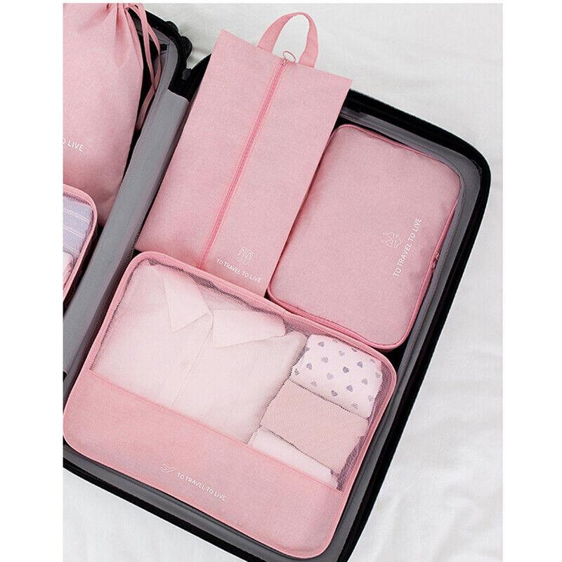 Packing Cubes Travel Pouches Storage Bag 7PCS