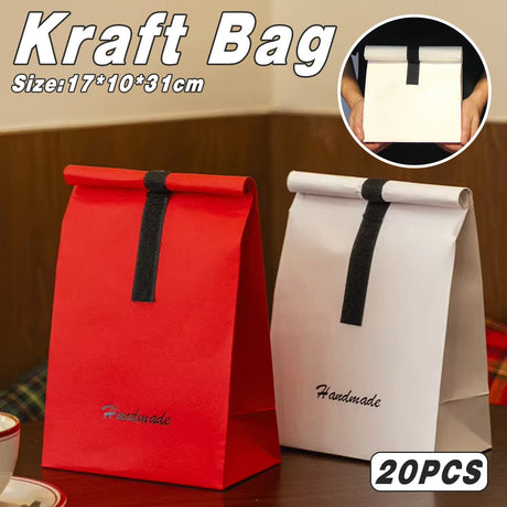 Kraft Paper Bag Eco-Friendly Gift Packaging 20PCS