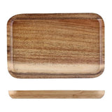 Wooden Square Cake Tray 1PC