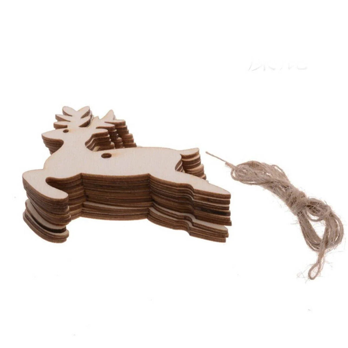 Blank Square MDF Craft Tags - Unfinished Wood Embellishments From 1cm To 10cm