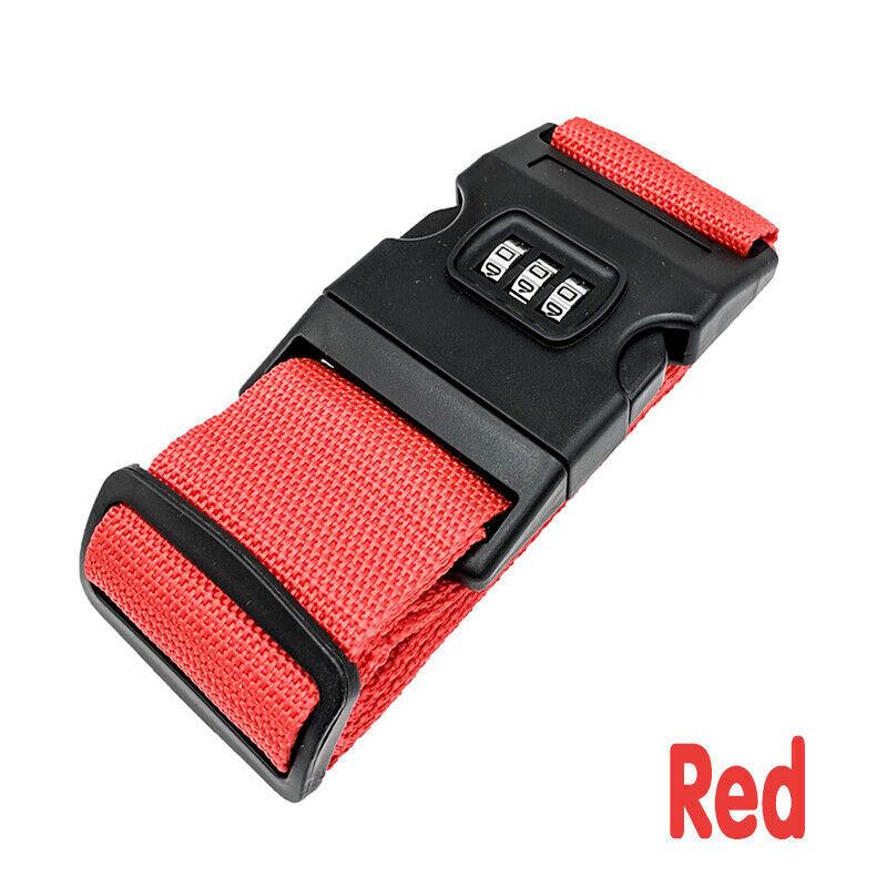 Luggage Strap Code Password Travel Suitcase Secure Lock Safe Nylon Packing Belt