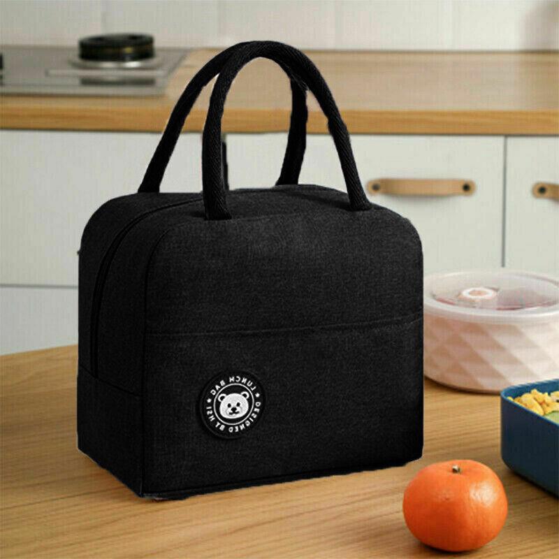 The Lunch Box features a durable and water-resistant exterior made from dirt-proof Oxford fabric, making it easy to clean and perfect for everyday use.