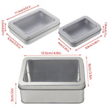 Full Window Rectangular Tinplate Box 10PCS