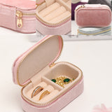 Velvet Travel Mini Portable Ring Earring Box Jewelry Boxs