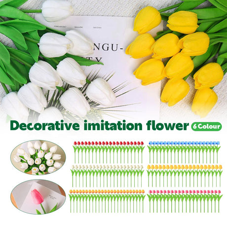 20PCS Fake Flowers Wedding Decor