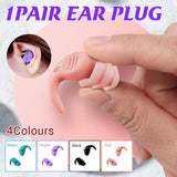 Soft Reusable Silicone Ear Plugs For Sleep Study Noise Cancelling 1 Pair