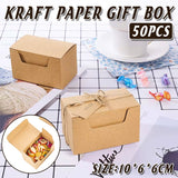  Add a rustic touch to your special events with these eco-friendly gift boxes made from high-quality kraft paper. 