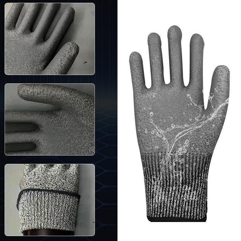 1Pair Work Gloves Safety General Purpose Sandy Nitrile Foam Hand Protection