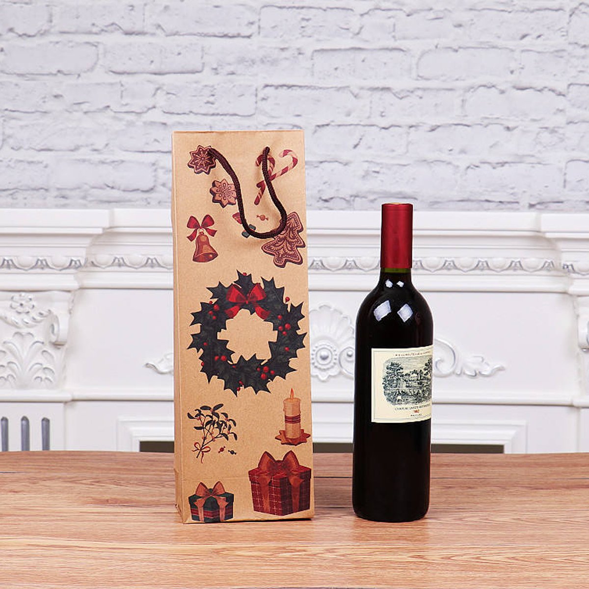 Make your holiday gifting extra special with our 20PCS Christmas Wine Bottle Gift Bags.