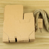 Eco-Friendly Kraft Paper Small Gift Boxes for Parties and Weddings 50pcs