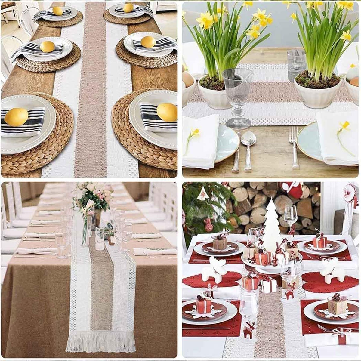 Cotton And Linen Table Runner Bed End Towel 6Styles