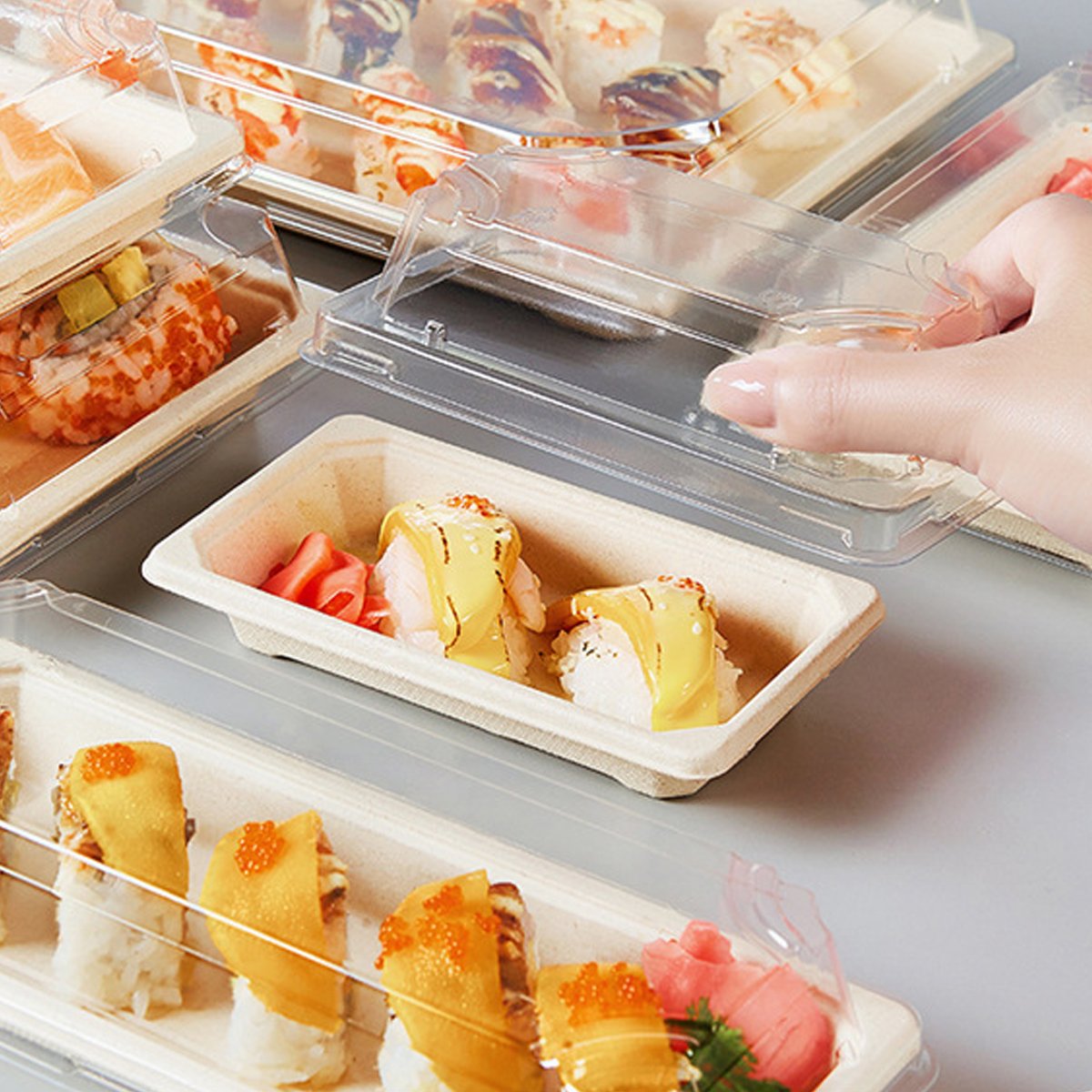 Enhance Your Takeaways with Eco-Friendly Disposable Sushi Boxes