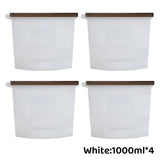 Reusable Silicone Food Storage Bags Leak proof Microwave Freezer Freshness Safe