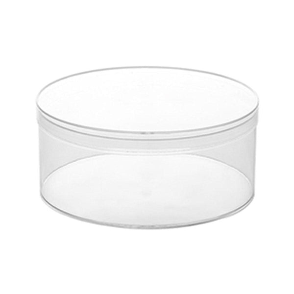 Rounded Transparent Box Transparent Plastic Round Box 10PCS – Discount Packaging Warehouse
