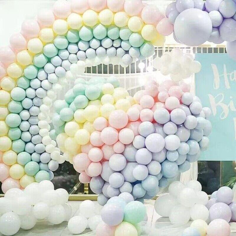 10/100PCS Macaron Large Latex Balloons