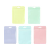 100pcs Macaron Colour Zip Lock Bags Transparent Seal Pouches for Makeup Brushes