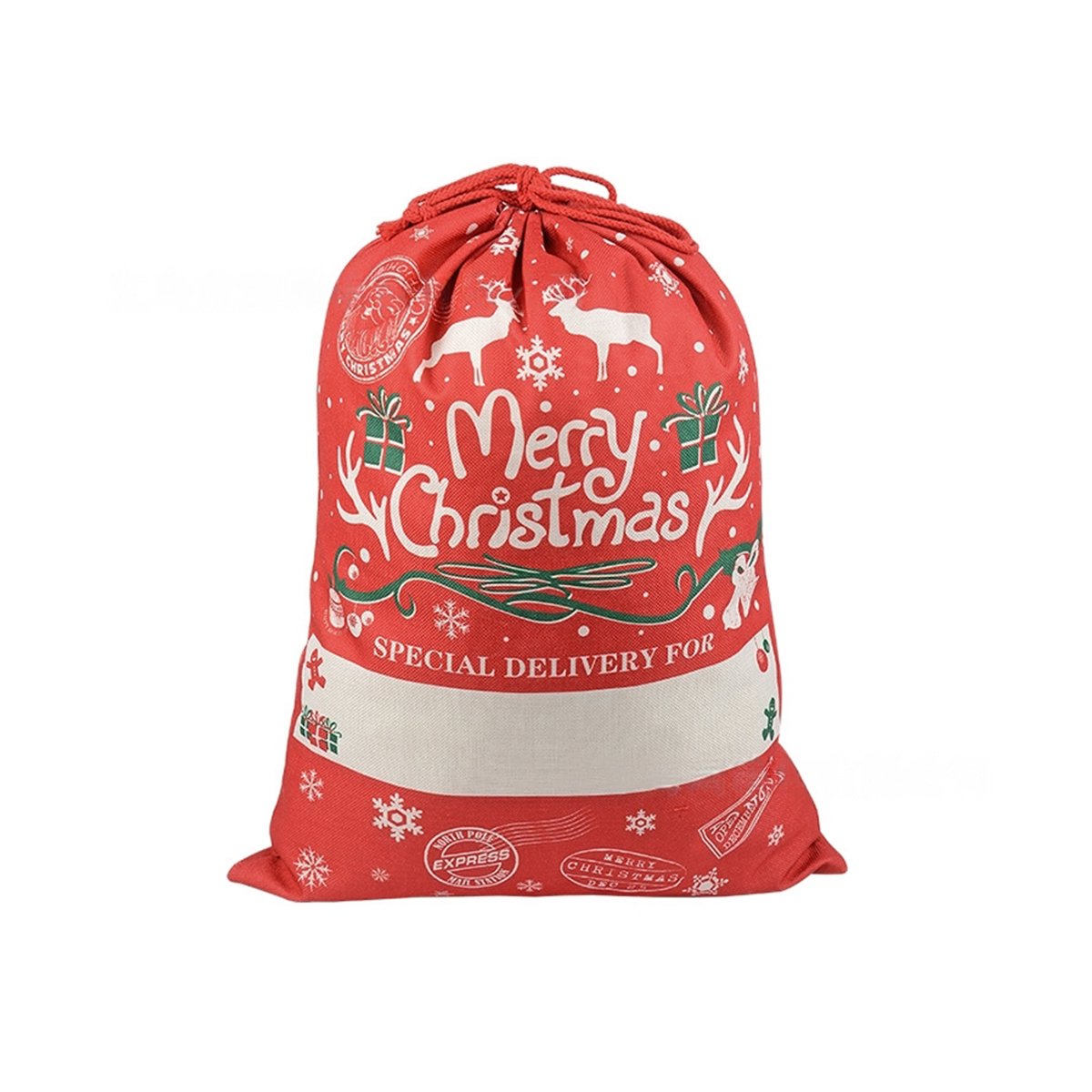 Large Christmas Sacks Jumbo Large Santa Gift Sack Bag Gifts Stocking Present