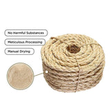 Durable jute rope for crafting and heavy-duty use