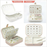 Elegant and compact jewellery organiser with multiple compartments