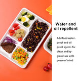 Disposable Compartment Lunch Box Biodegradable 800ml 1200ml