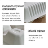 100PCS Disposable Biodegradable Lunch Box for Food Storage Takeaway Meal Safe