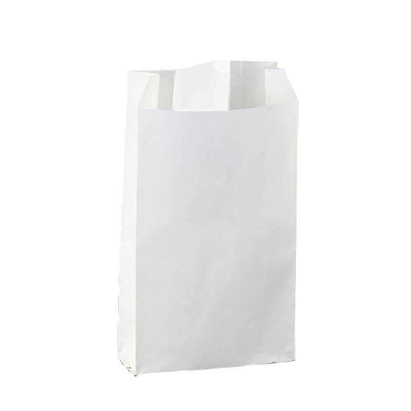 Kraft paper bags with strip window showcasing baked goods