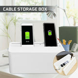 Large Cable Management Box 1PC 2Colours Cord Tidy Organizer Socket - Discount Packaging Warehouse