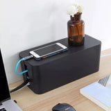 Large Cable Management Box 1PC 2Sizes 2Colours Cord Tidy Organizer Socket - Discount Packaging Warehouse