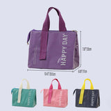 Large Capacity Lunch Bag 1PC 5Colours Thermal Insulated - Discount Packaging Warehouse