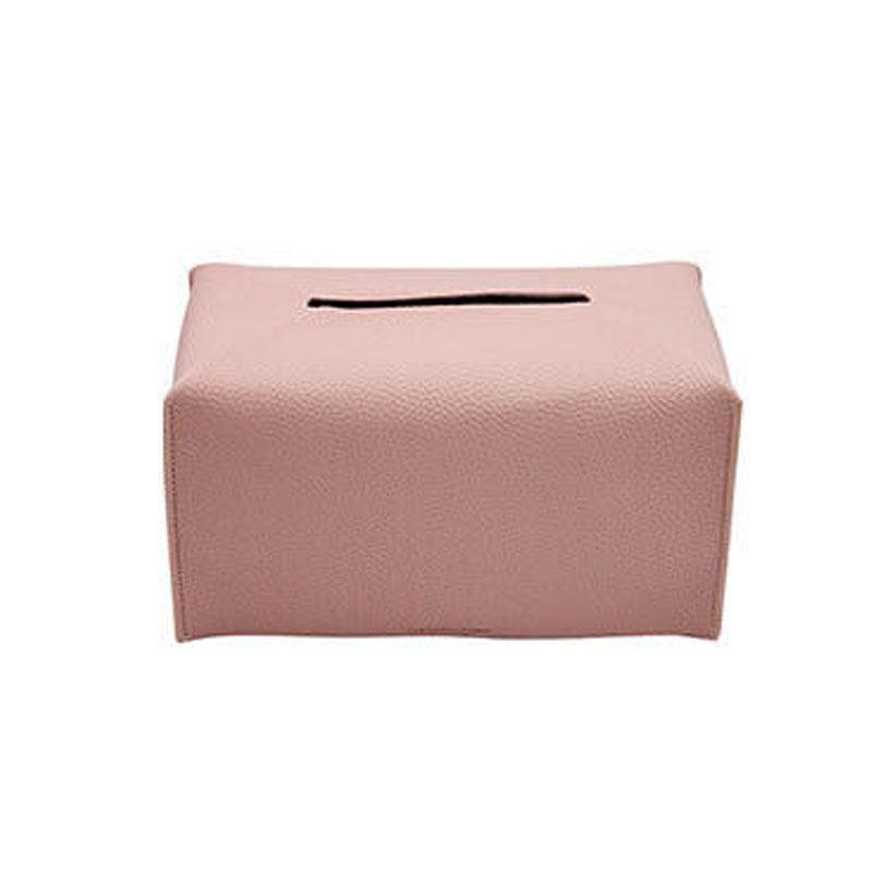 Leather Tissue Box Cover 1PC 2Sizes 7Colours PU Leather - Discount Packaging Warehouse