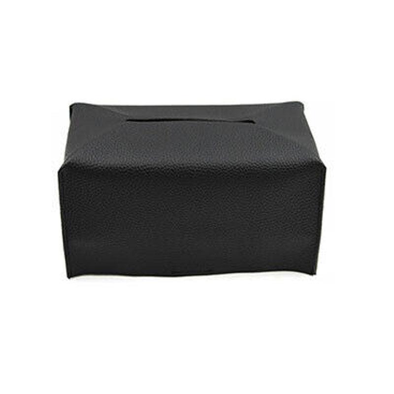 Leather Tissue Box Cover 1PC 2Sizes 7Colours PU Leather - Discount Packaging Warehouse