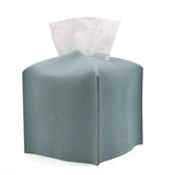 Leather Tissue Box Cover 1PC 2Sizes 7Colours PU Leather - Discount Packaging Warehouse