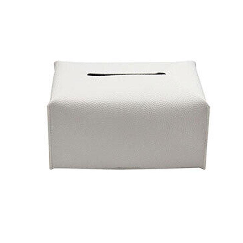 Leather Tissue Box Cover 1PC 2Sizes 7Colours PU Leather - Discount Packaging Warehouse