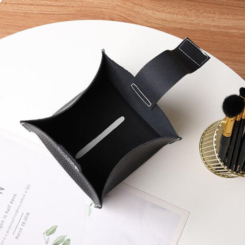 Leather Tissue Box Cover 1PC 2Sizes 7Colours PU Leather - Discount Packaging Warehouse