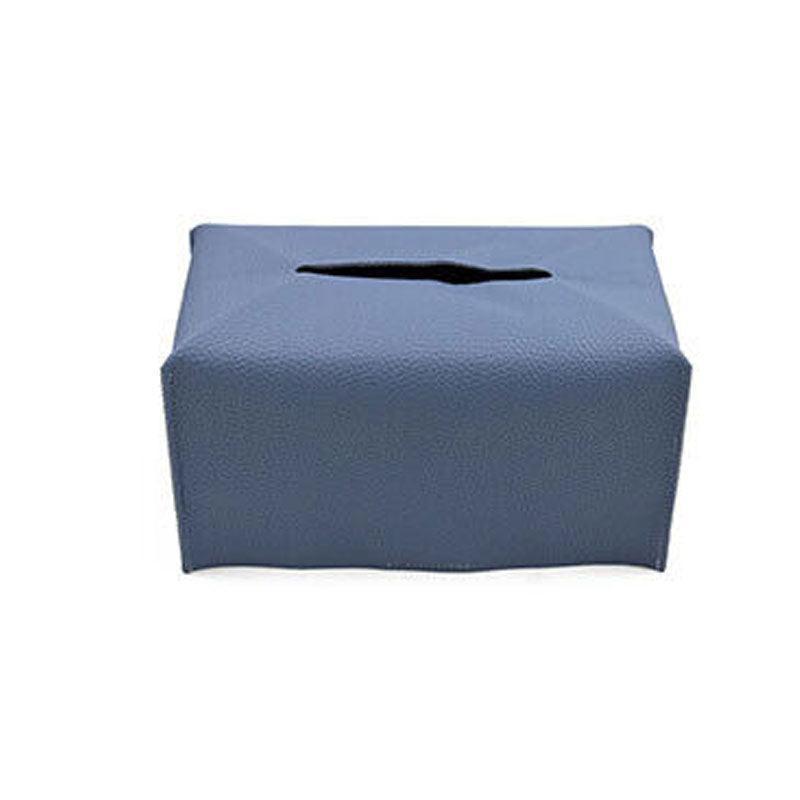 Leather Tissue Box Cover 1PC 2Sizes 7Colours PU Leather - Discount Packaging Warehouse