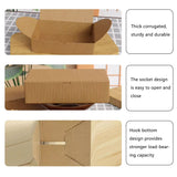 20 Pcs Corrugated Paper Gift Boxes Recyclable Eco Friendly for Gifts