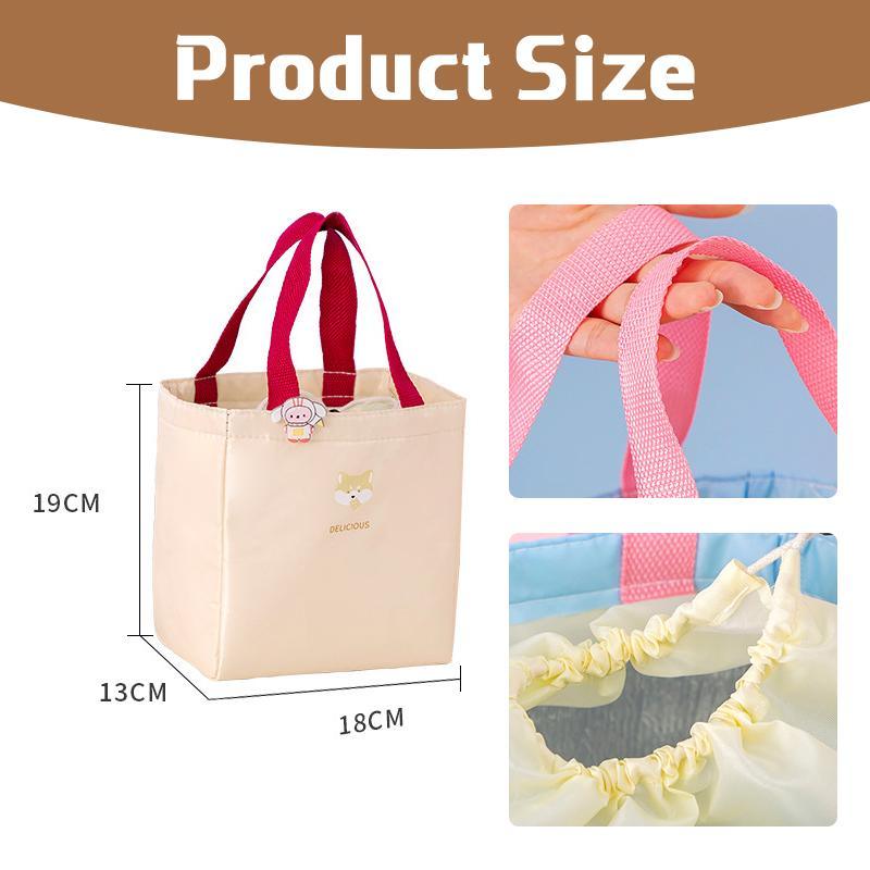 Stylish and spacious insulated lunch tote for adults