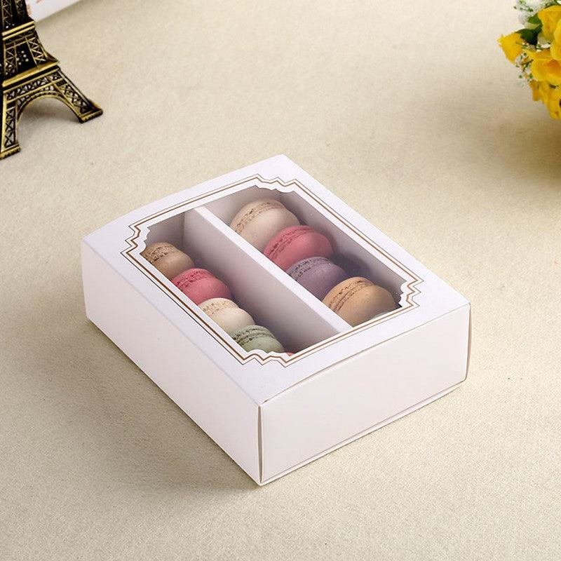 Elegant Windowed Macaron Boxes