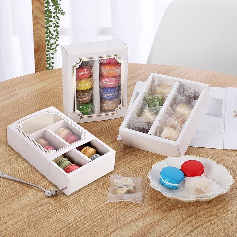 Elegant Windowed Macaron Boxes