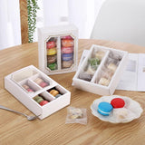 Elegant Windowed Macaron Boxes