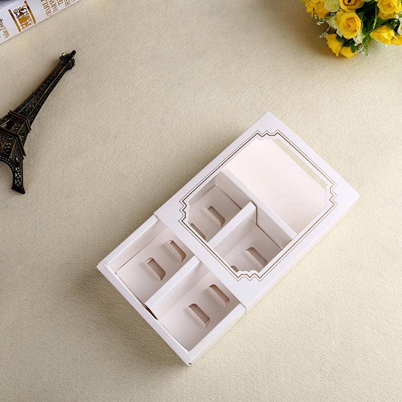 Elegant Windowed Macaron Boxes