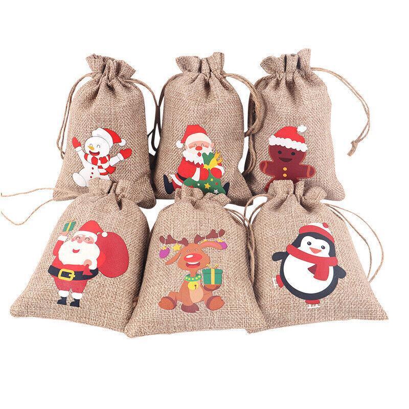 Festive and durable Christmas gift bag with holiday designs