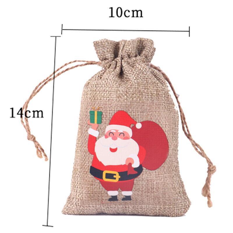 Festive and durable Christmas gift bag with holiday designs