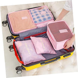 Set of travel organizer bags in different sizes