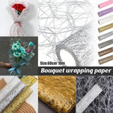 Mesh Wrapping Paper 1 Roll Nonwoven Eco-friendly