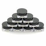 Mini Cosmetic Jar 50-200PCS Plastic Lip Balm Containers for Samples - Discount Packaging Warehouse